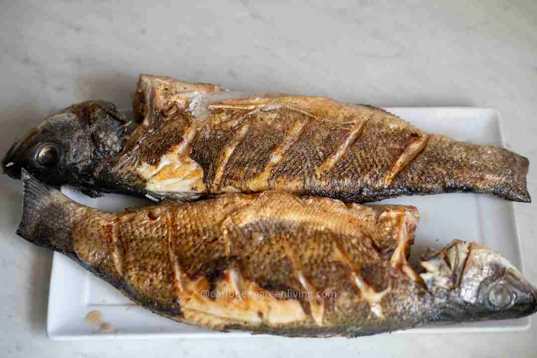 Crispy Skin Branzino with White Wine Lemon Sauce 5