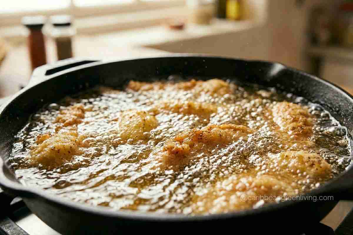 oil temperature frying bubbles