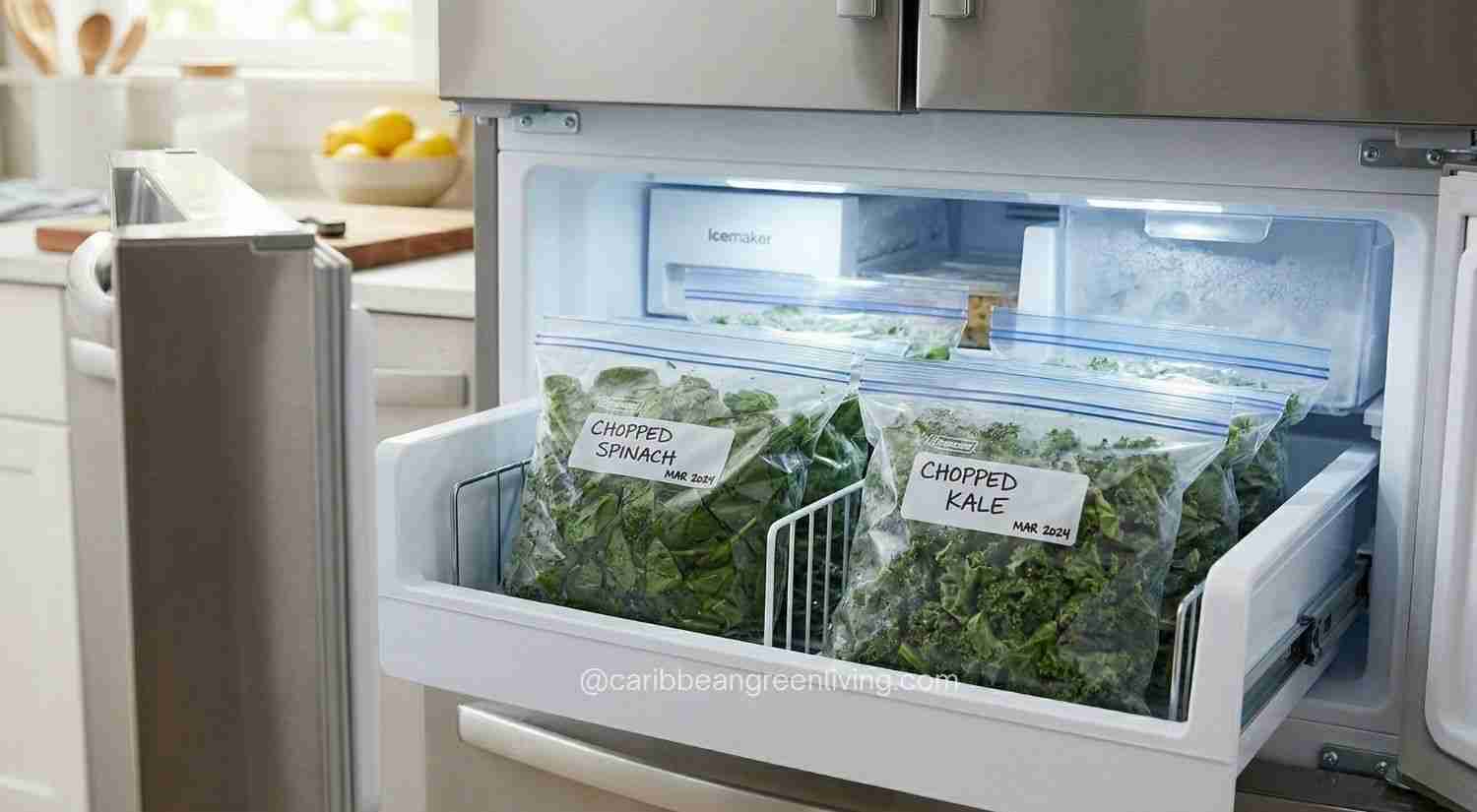 Freezing Greens