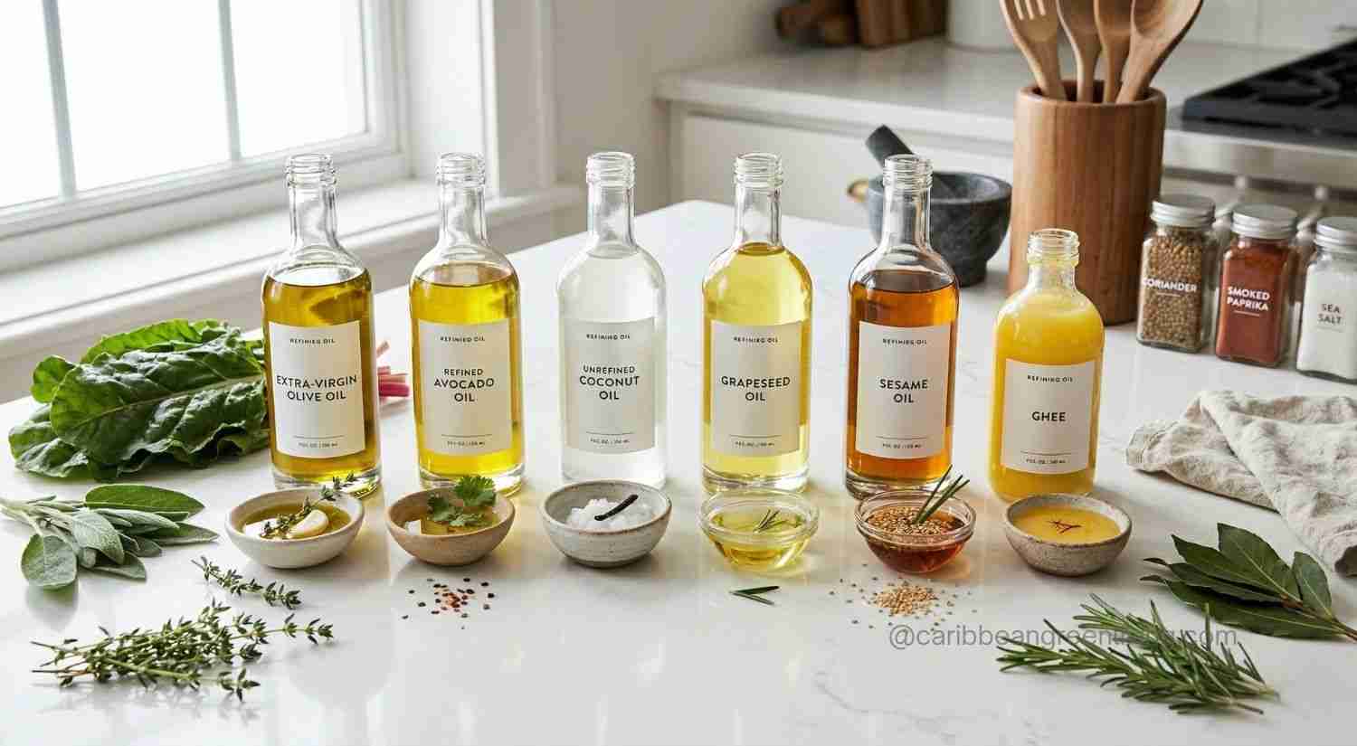 best oil for cooking greens in a skillet with garlic and herbs - what oil to use to cook greens