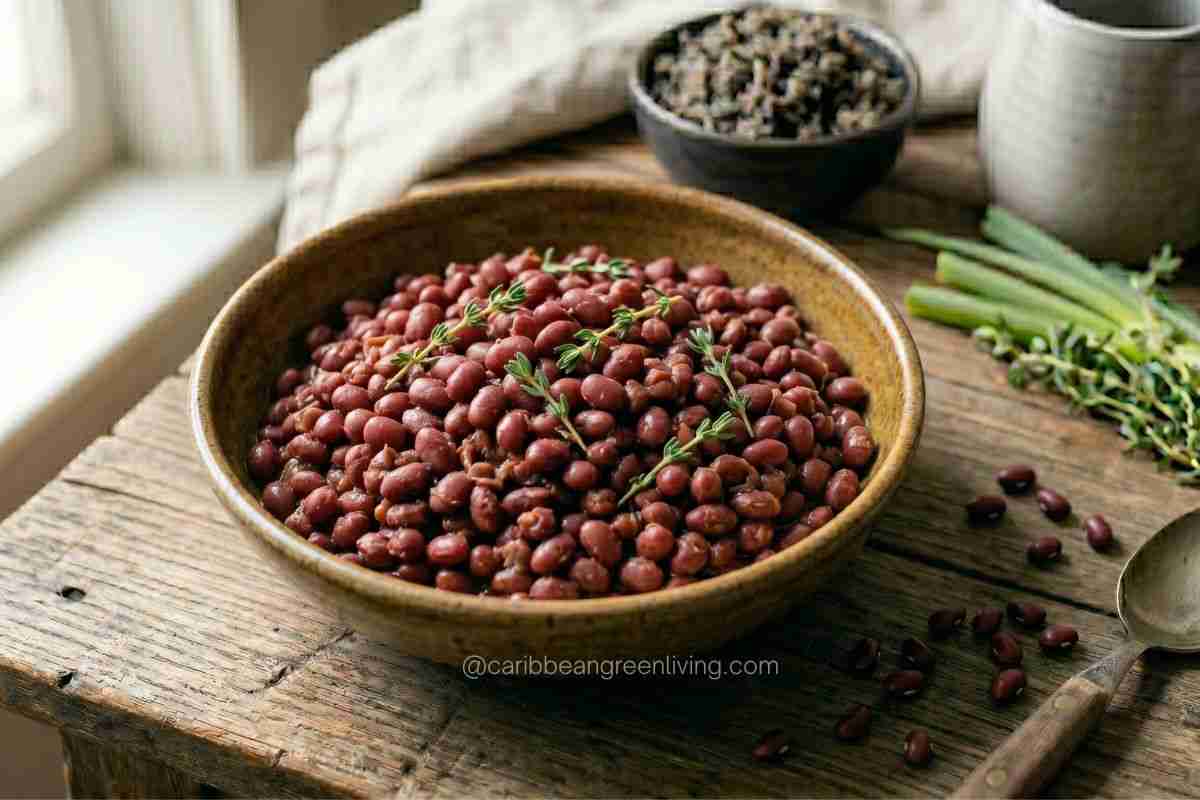 Beans and Legumes Guide for Caribbean Cooking: Types, Tips, and Recipes 30 Red Peas (Small Red Beans)