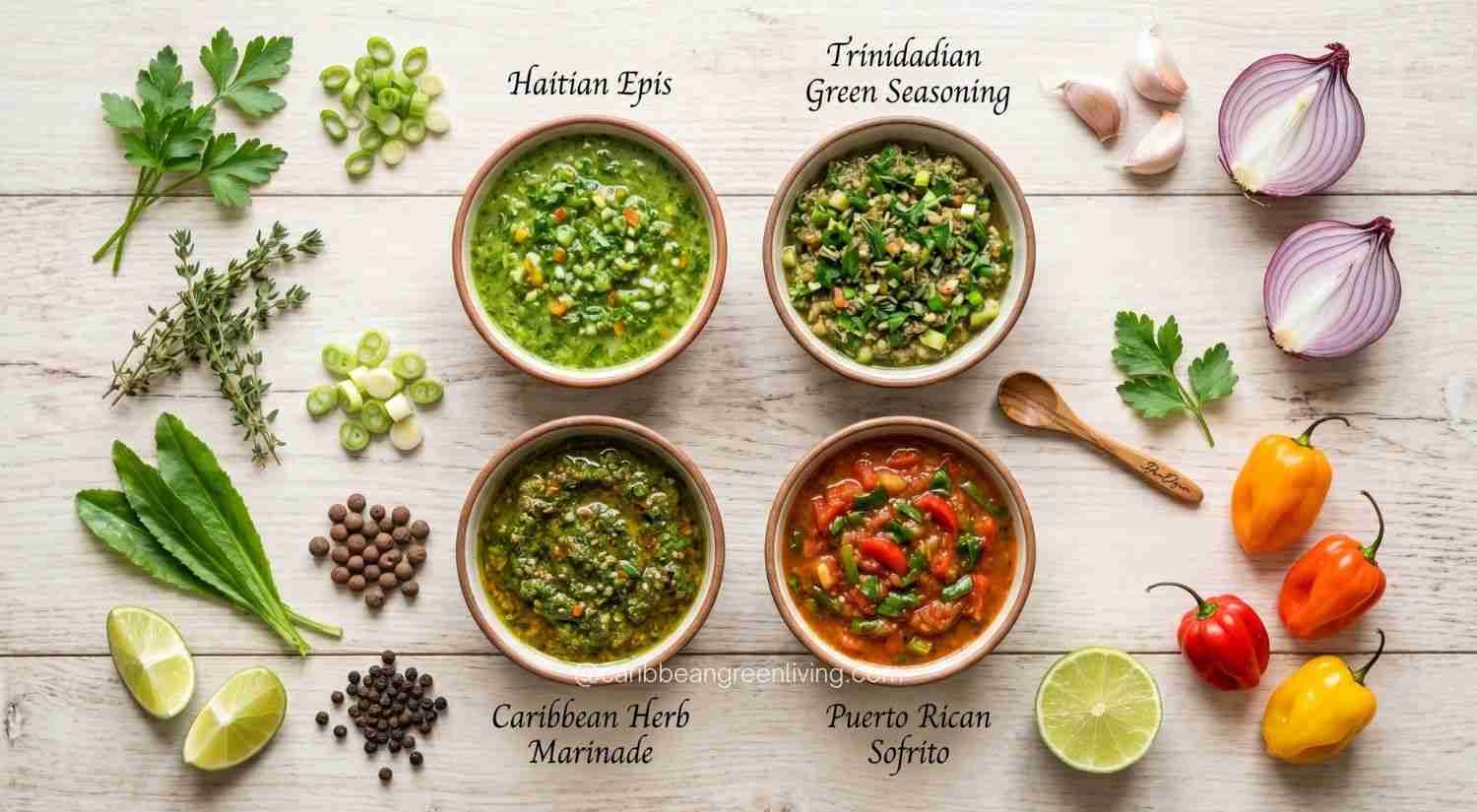 Caribbean Flavor Bases Around the Region