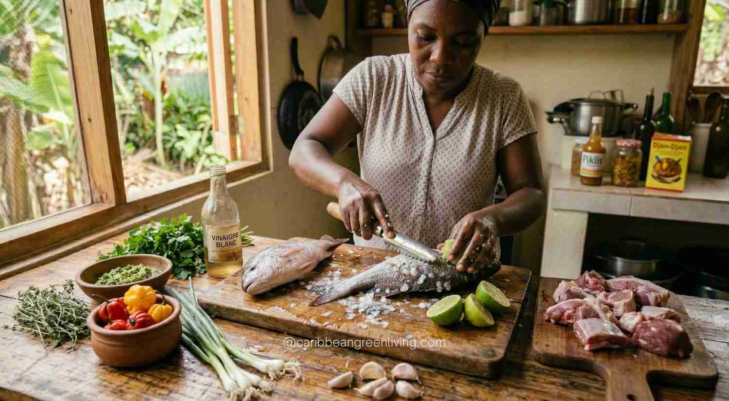 How to Clean Meat Caribbean Style (Chicken, Fish, Seafood & Red Meat) 7 Cleaning Fish Caribbean Style