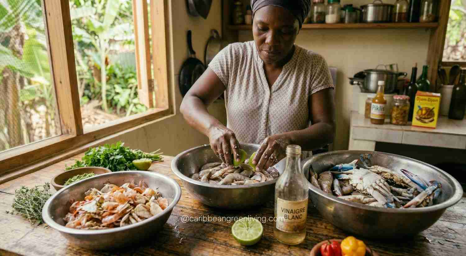 How to Clean Meat Caribbean Style (Chicken, Fish, Seafood & Red Meat) 9 How to clean seafood