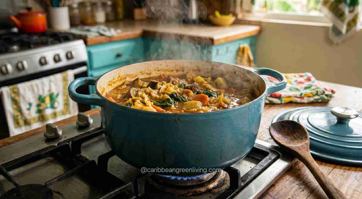 Dutch Oven for Haitian Legim