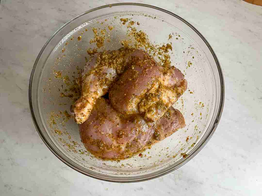 Caribbean chicken leg quarters recipe