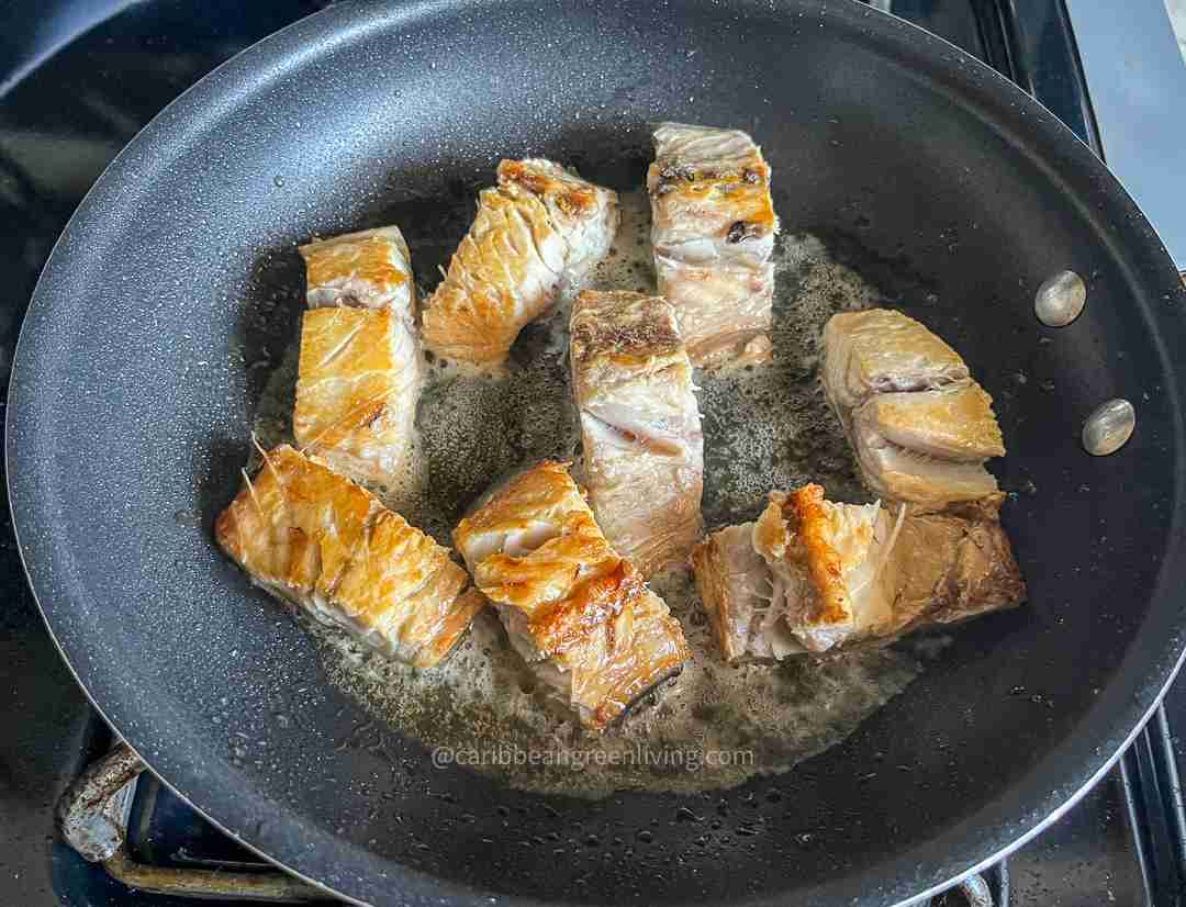 Salted Mackerel Frying