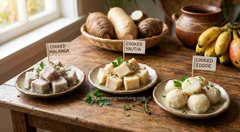 Malanga vs Yautia vs Eddoe: What's the Difference? 35 Cooked Root Vegetables: Malaga vs Yautia vs Eddoe