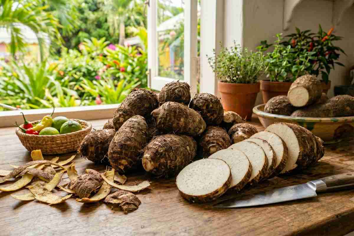 The Ultimate Caribbean Ground Provisions and Root Vegetables Guide 32 Eddo