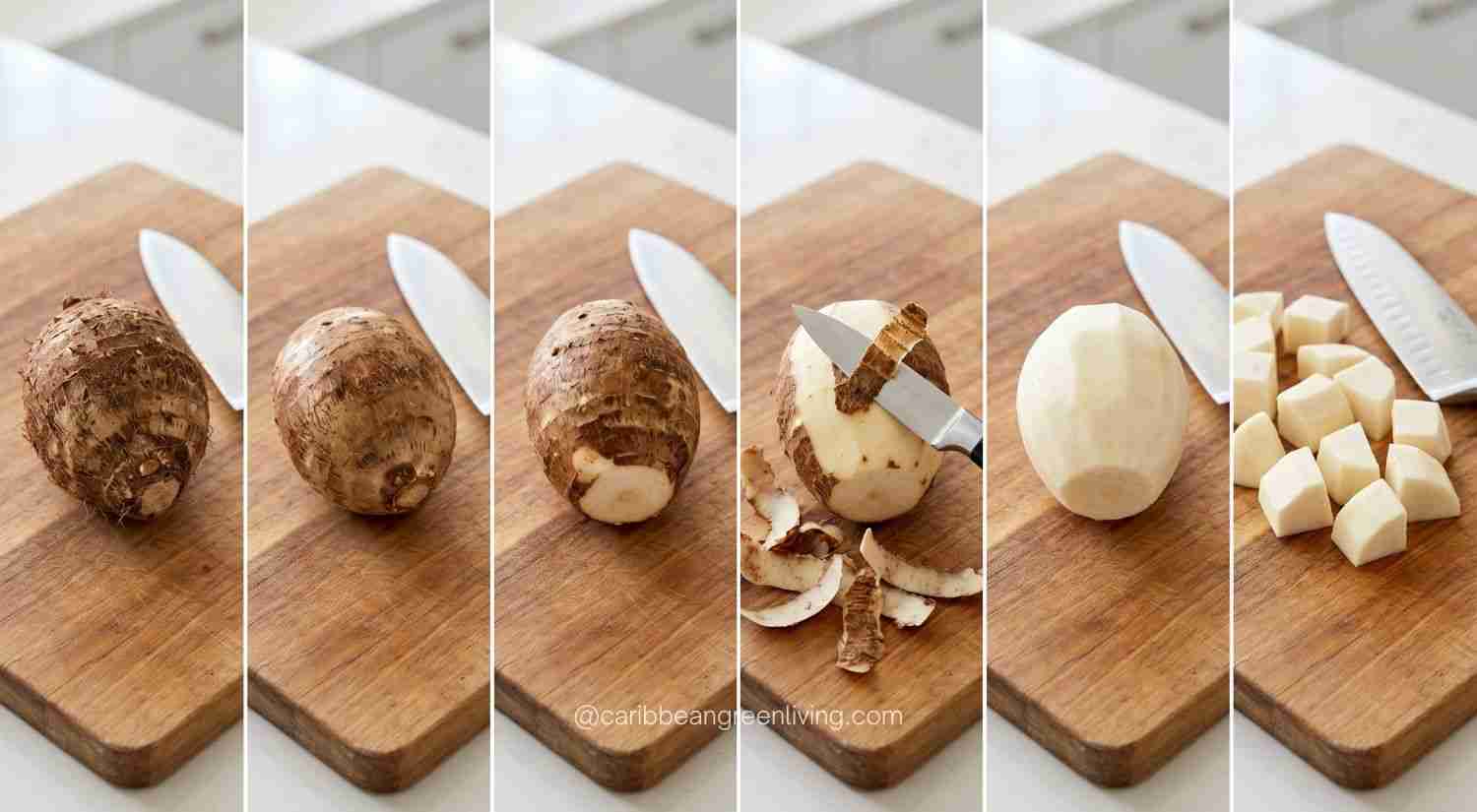 How to Peel Eddoe Step-by-Step