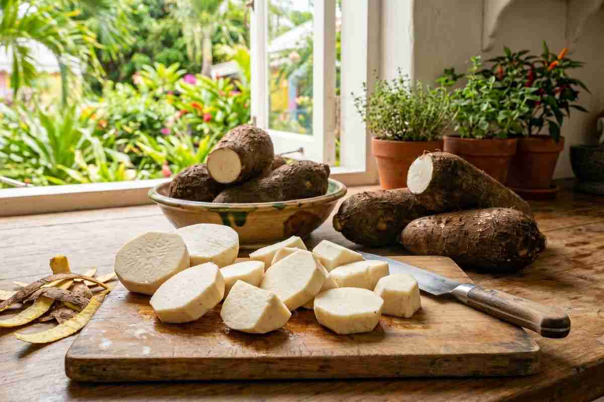 The Ultimate Caribbean Ground Provisions and Root Vegetables Guide 28 malanga- ground provisions