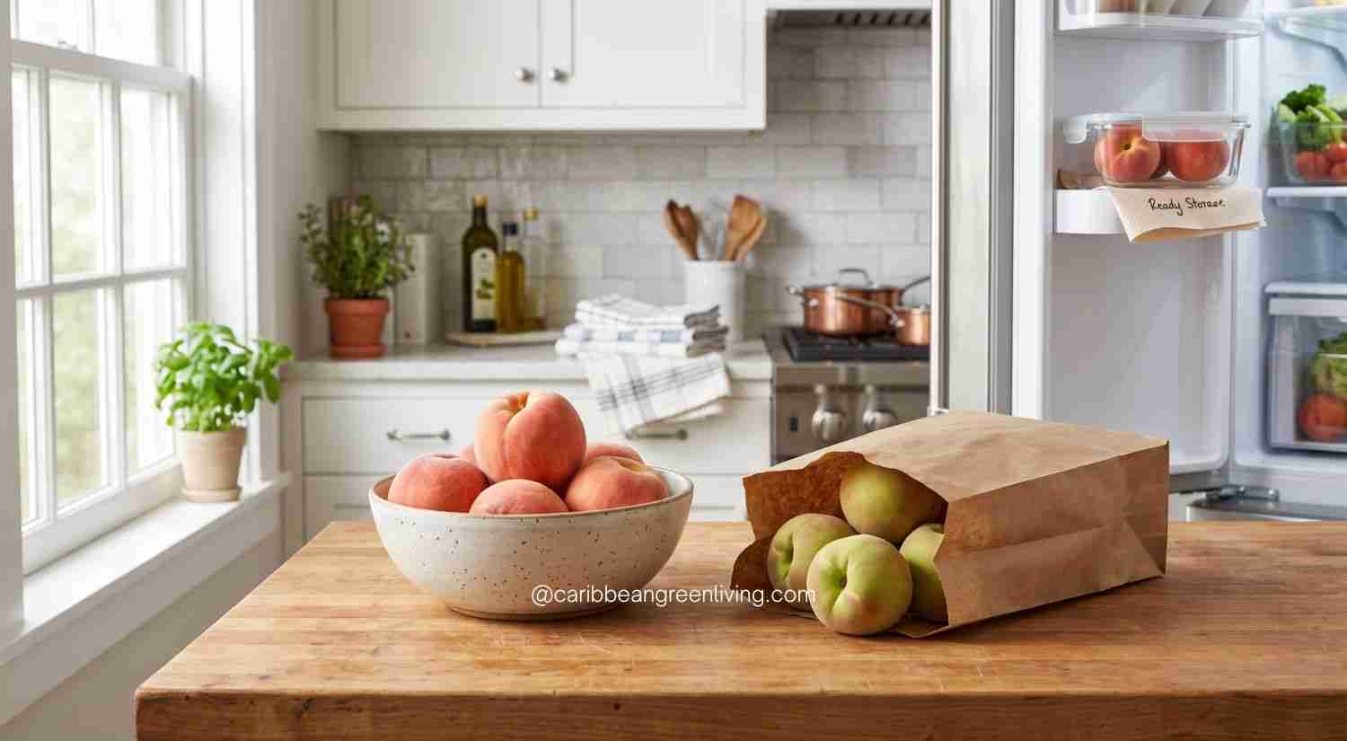 How to Store Peaches