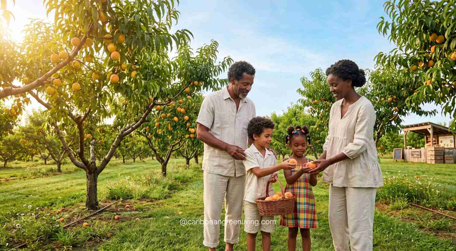 Pick-Your-Own Peach Orchard