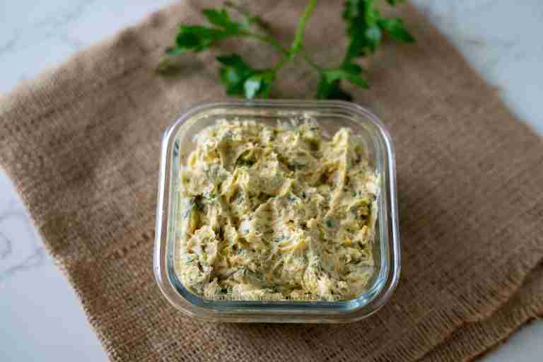 How to Make Uni Butter: A Rich, Savory Compound Butter with Caribbean Flavor 6 Uni Butter in glass container