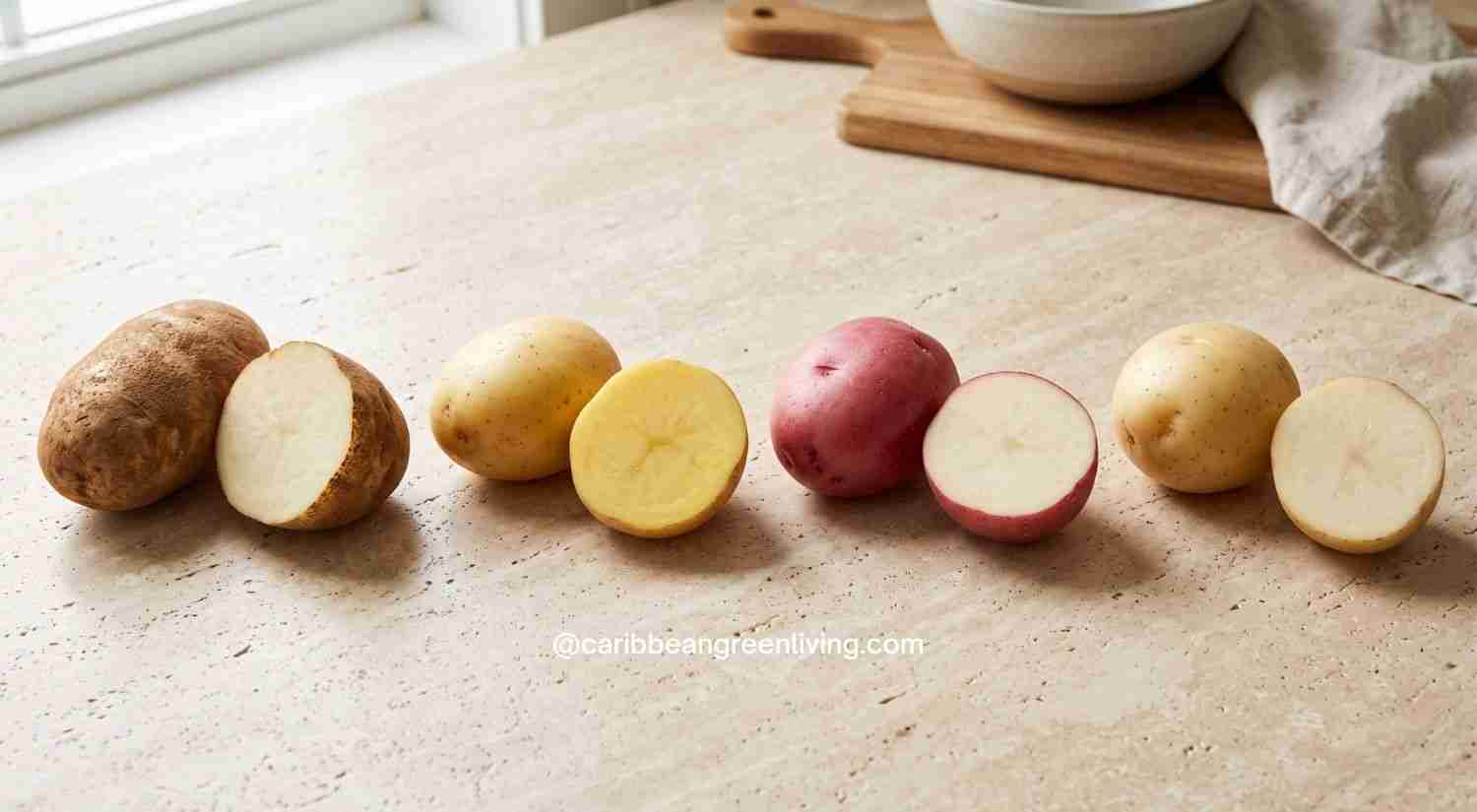 Potato Guide: How to Choose, Prep & Cook Potatoes in Haitian Cuisine 11 Potato varieties comparison