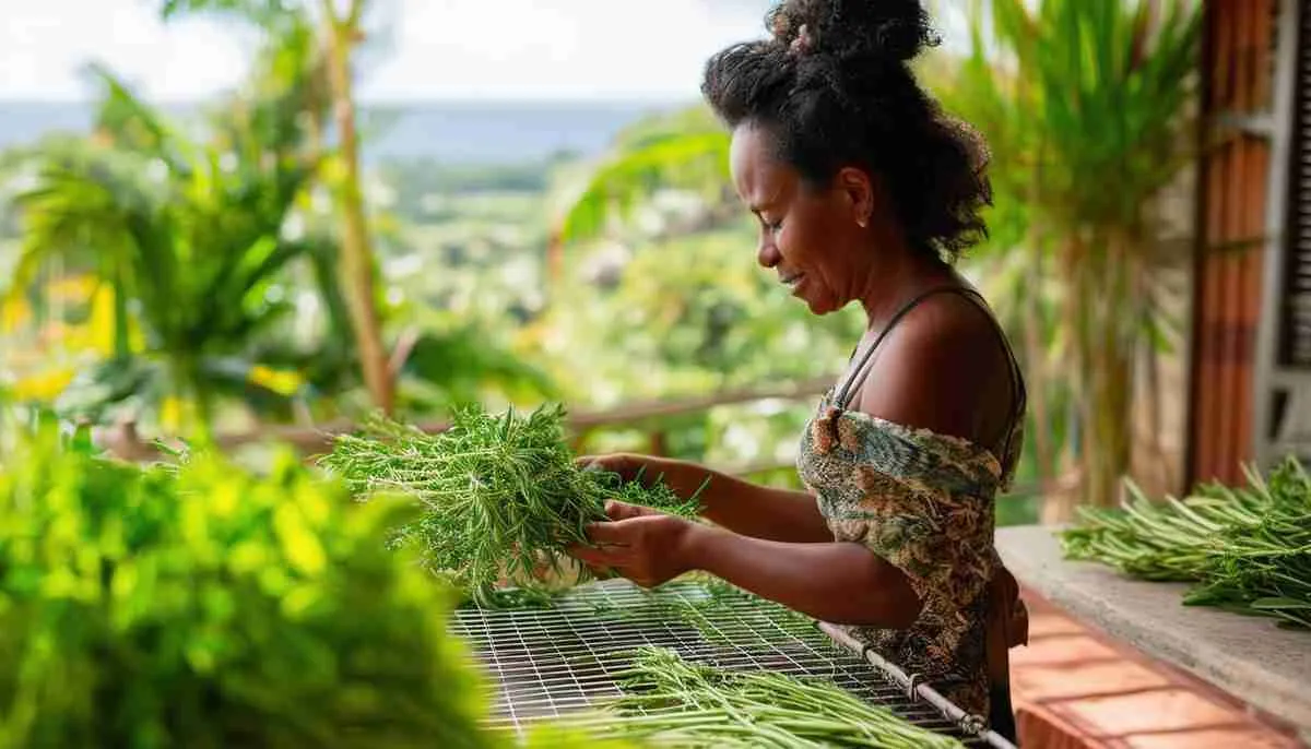 Sun Drying Herbs Guide