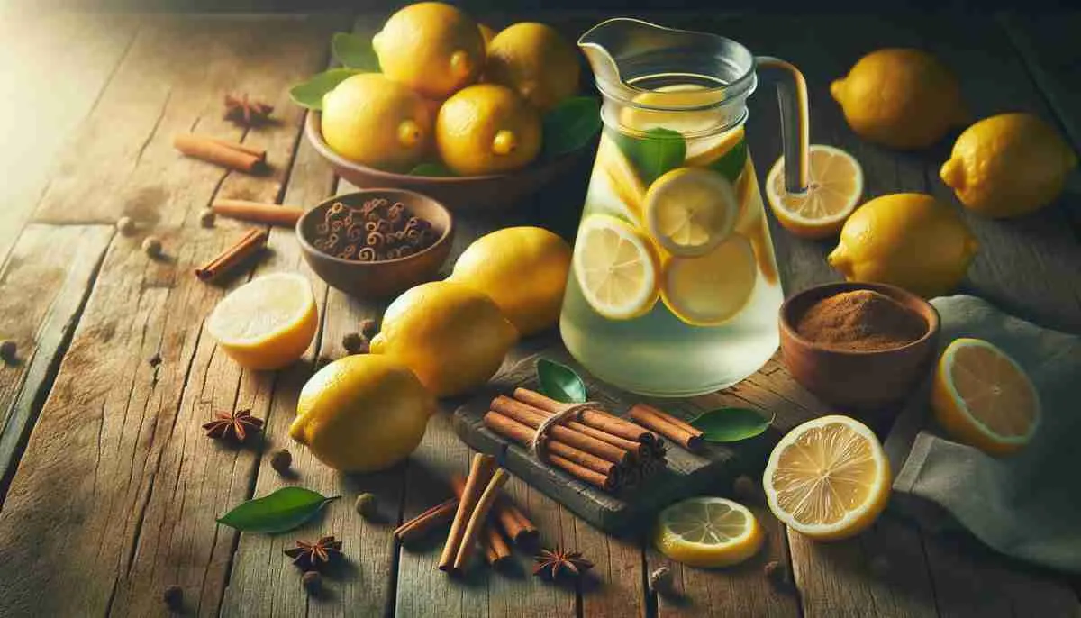 Cinnamon Lemon Water