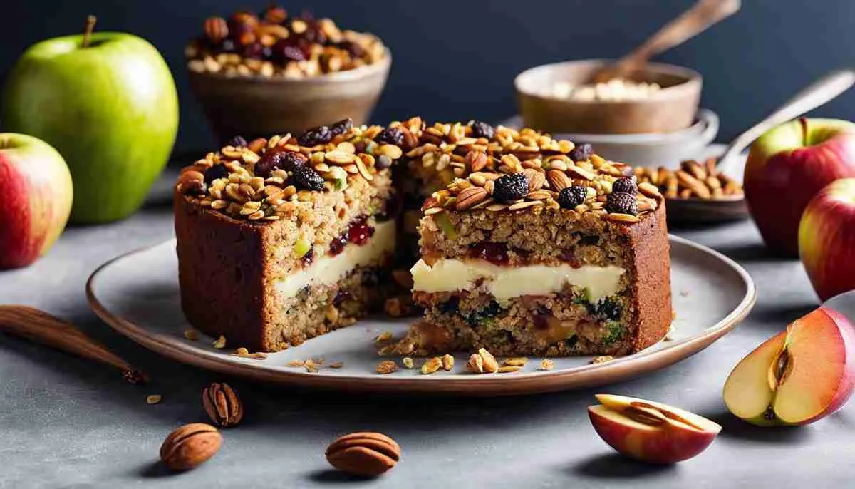 Healthy family snack Carrot cake replacement for Bologna Cake