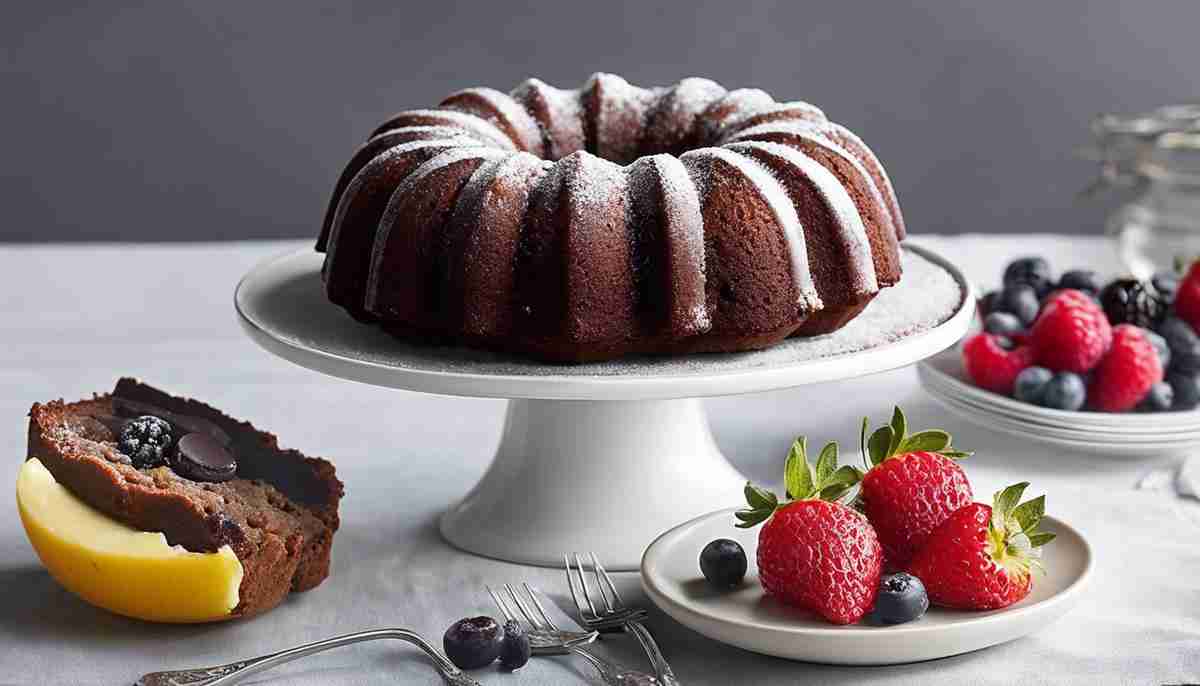 Mini Red Velvet Bundt Cakes with Cream Cheese Glaze - Overtime Cook