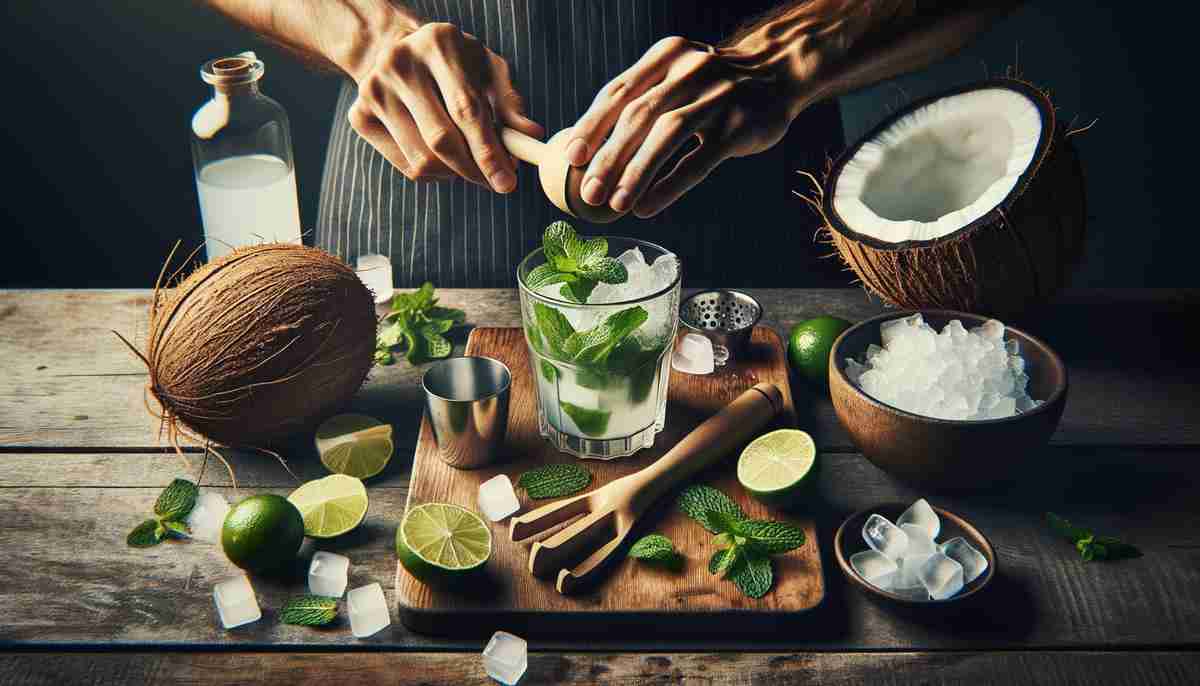 Refreshing Coconut Water Mocktails