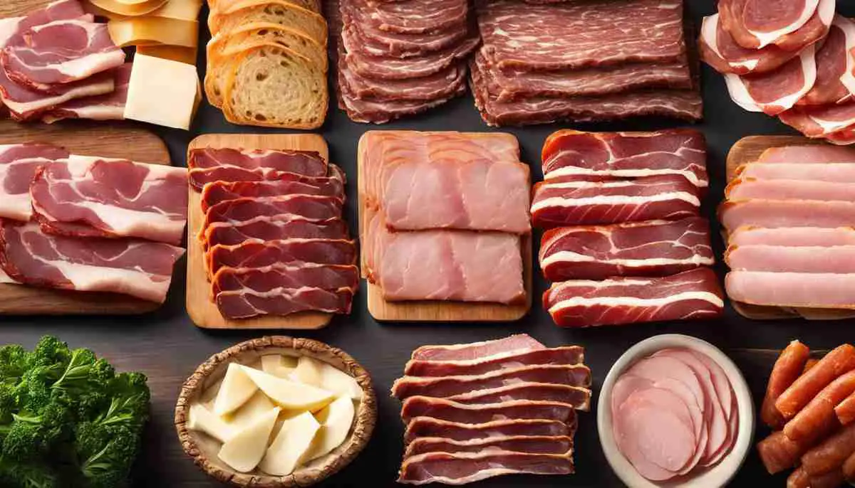 Processed Meat vs Healthy Food